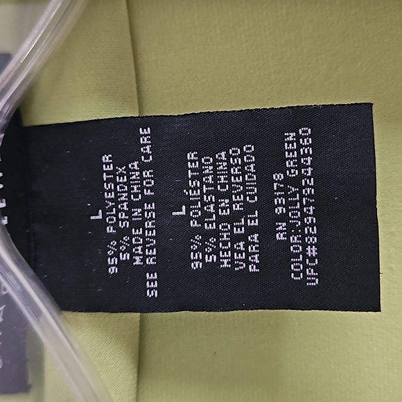 Grace Elements large cap sleeve, lime green blouse - Picture 2 of 6